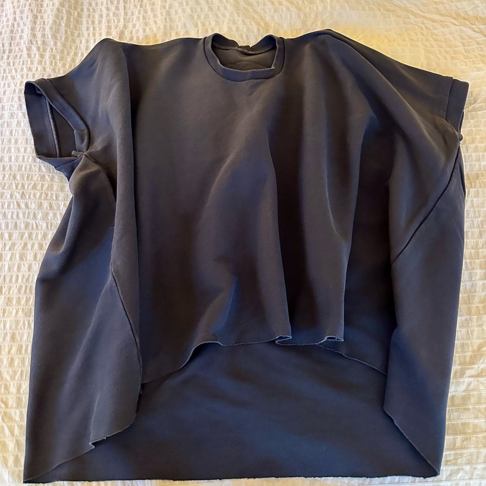 Draped sweatshirt by Complex Geometries